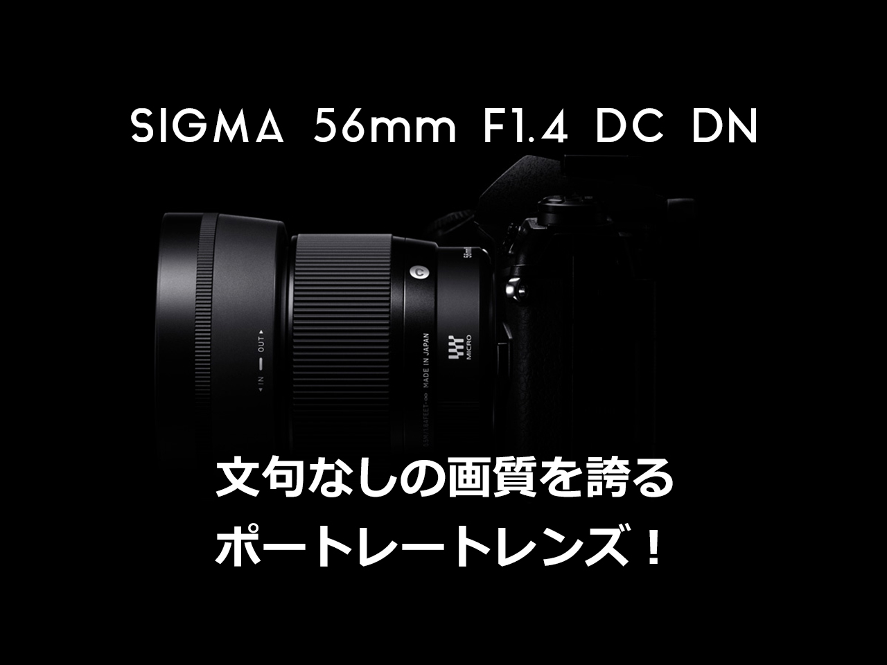 Sigma 56mm F1 4 Dc Dn フォトジェニ